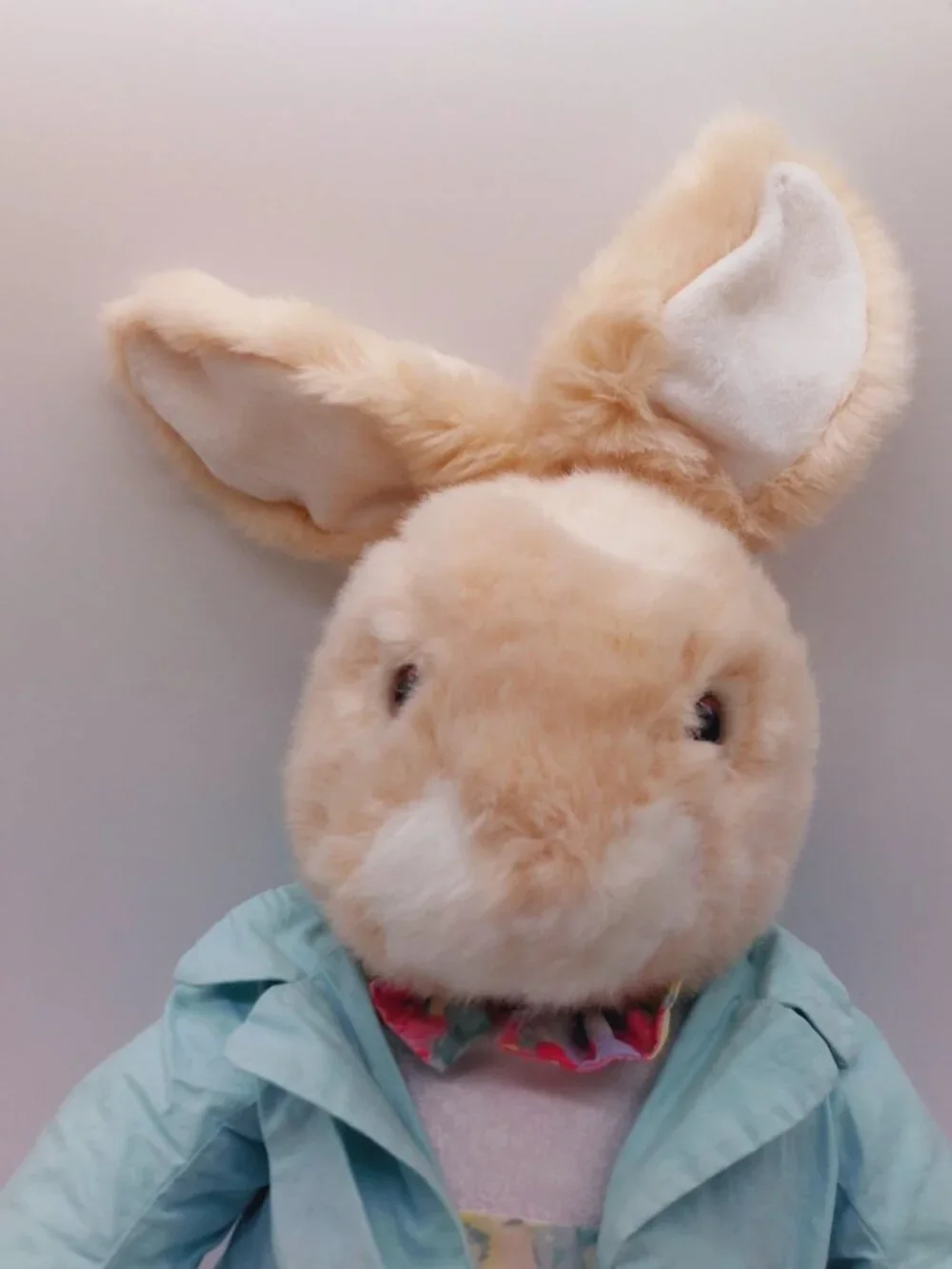 Commonwealth Bunny Rabbit White In Pastel Outfit Plush Stuffed 19”